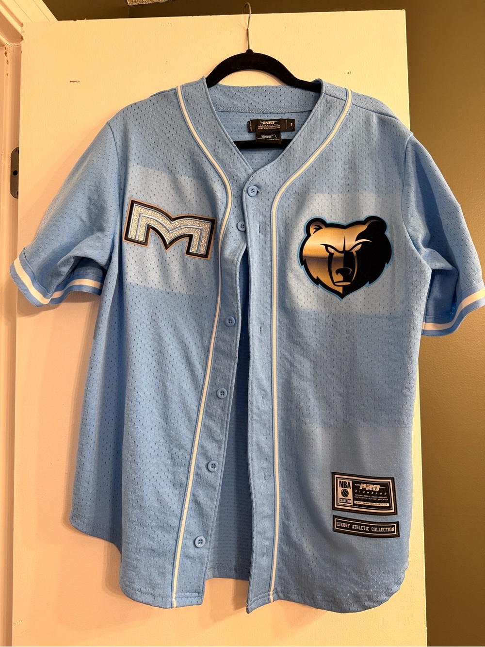 Memphis Grizzlies Light Blue Jersey Shirt